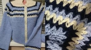 Вяжем курточку крючком