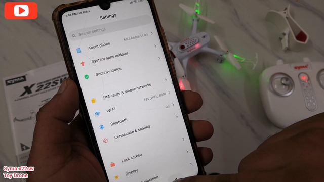 Syma x22sw (white) toy drone with camera unboxing смотреть онлайн