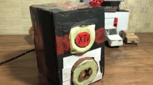 Мои самоделки из картона и мои колонки jbl pulse 3 !!!