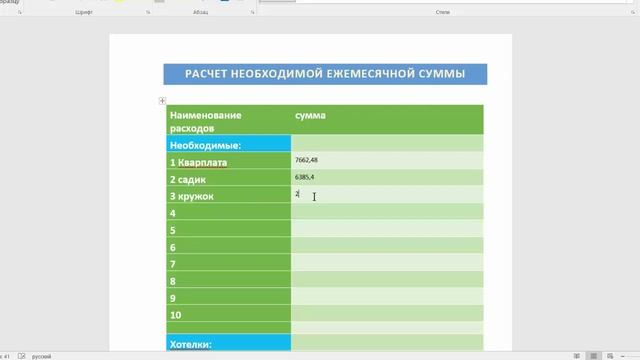 Необходимая ежемесячная сумма смотреть онлайн