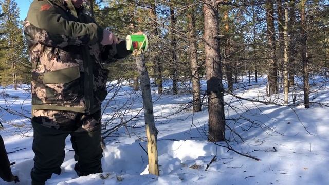 Все зайцы сбегутся на такое угощение | Солонец для зайца | Как сделать солонец смотреть онлайн
