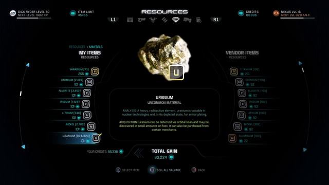 Mass Effect™ Andromeda (PS4) Dick Ryder find a huge source of Credits on Kadara смотреть онлайн