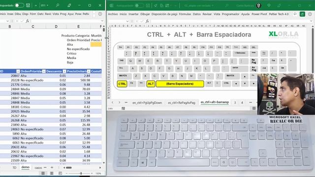 Atajo de teclado 011 para Excel: CTRL + ALT & Barra Espaciadora (para cerrar ventanas y mas!) смотреть онлайн
