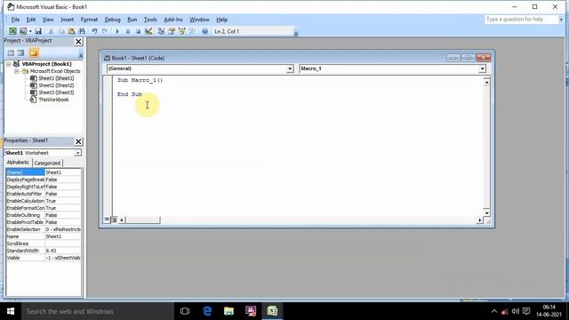Message box in vba excel create using macro visual basic ITI COPA Practical MS Office class in Hind смотреть онлайн