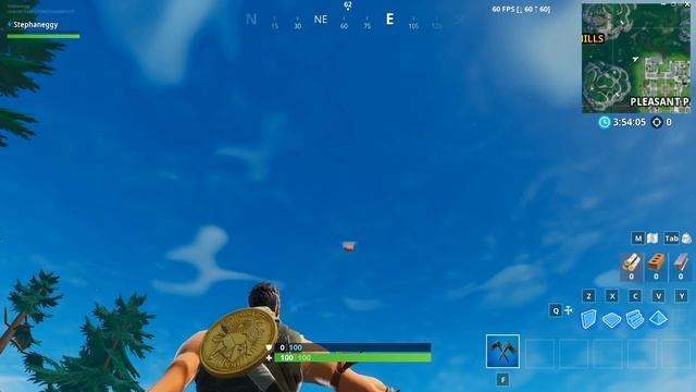 Throw The Flying Disk Toy and Catch It Before It Lands - Fortnite week 3 challenge смотреть онлайн