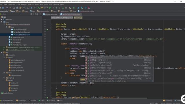 33 Cursor Loader ve Asyncquery Handler | Android Content Provider | Storage | Sqlite Dersleri смотреть онлайн