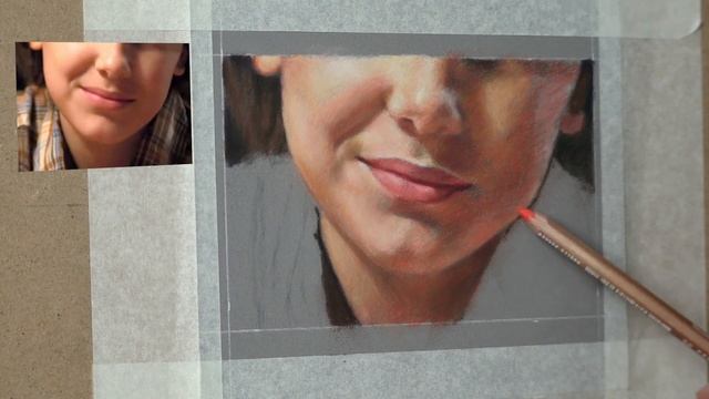 How To Draw / Paint Shadows On a Face | Easy Way ~ Pastel Portrait Tutorial using Pastel Pencils смотреть онлайн