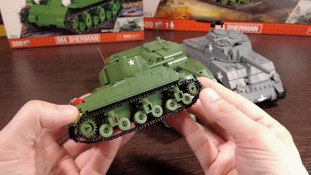 СРАВНЕНИЕ трех ШЕРМАНОВ | COBI | Brickmania | Лего Мастер