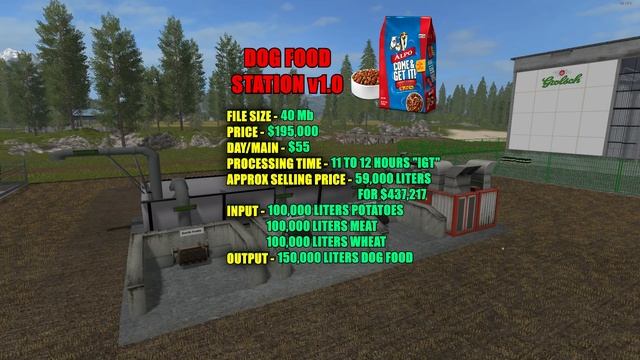 Farming Simulator 17 - Grolsch Brewery Placeable and Dog Food Station "Mod Review" смотреть онлайн