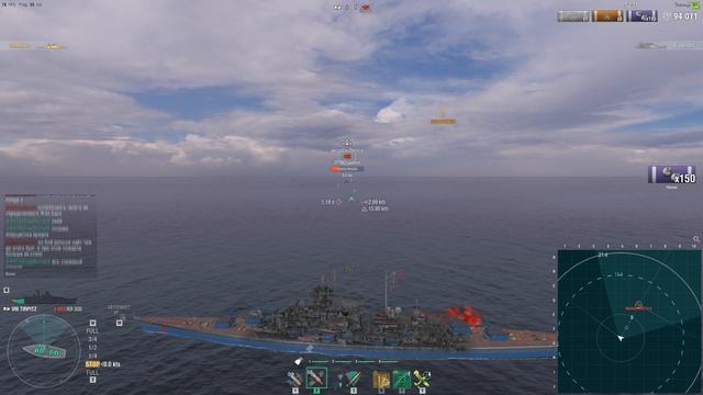 Битва ПМК кораблей. Тирпиц против Массачусетса + бонус Жан Бар смотреть онлайн