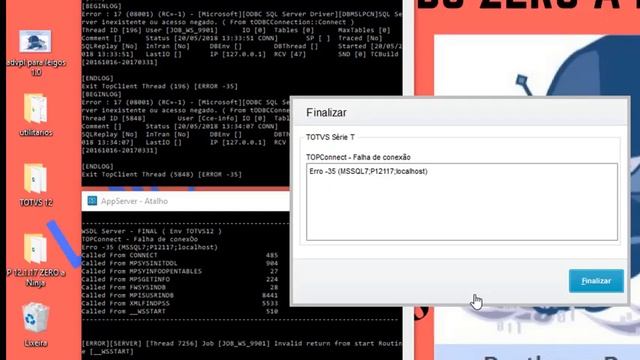 Como Corrigir Erro -35 Top Connect- Dica de Ninja 7 de 365 - Protheus do ZERO a Ninja смотреть онлайн