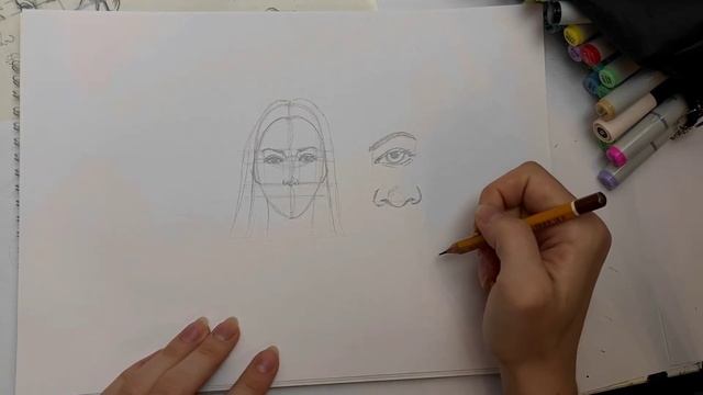 Fashion sketch. Основы построения портрета смотреть онлайн