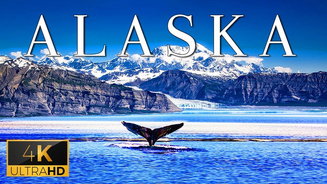 FLYING OVER ALASKA (4K UHD)- Relaxing Music Along With Beautiful Nature Videos - 4K UHD TV смотреть онлайн