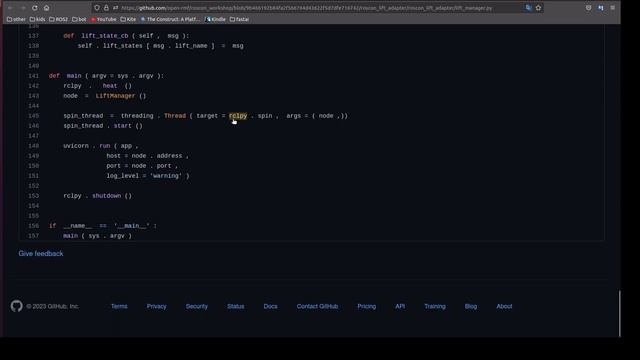 FASTAPI ROS 2 integration - ROS 2 Action through REST API смотреть онлайн
