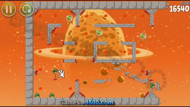 Angry Birds Space bonus Level E-9 Walkthrough Lösung 3 Stars sterne смотреть онлайн