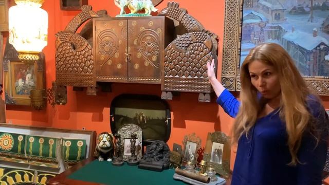 Шкапик с курочками. Мебель в русском стиле. смотреть онлайн