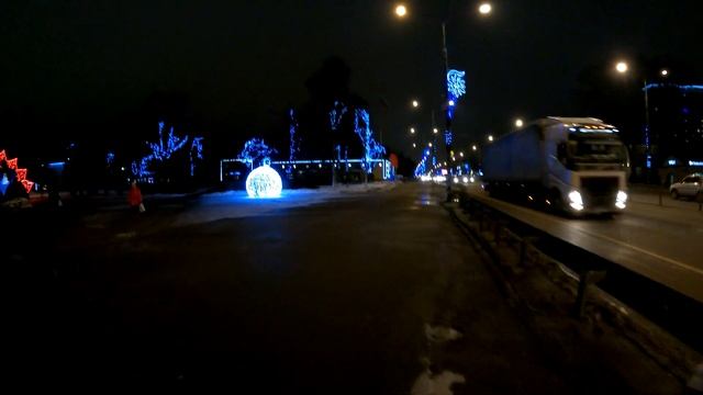 Новогодний Солнечногорск.Покатушка 22 декабря 2020 года. 2 часть. смотреть онлайн