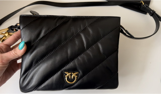 Сумка Pinko twins small black новинка смотреть онлайн