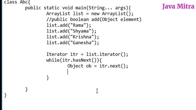 How to use Iterator in java to traverse - 2 | Java Collection #7 @AmitRanjan смотреть онлайн