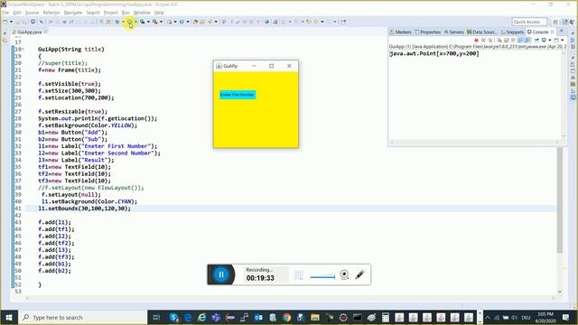 Introduction to GUI in Java Hindi Part - 2 ||Core Java || " GUI [AWT & SWING ]" || Java Swing GUI смотреть онлайн