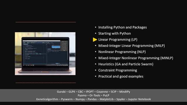 Optimization with Python: all you need for LP-MILP-NLP-MINLP смотреть онлайн