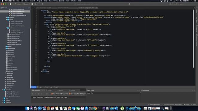 Displaying Navbar Items Based On User Login Status - Angular 7 Application смотреть онлайн