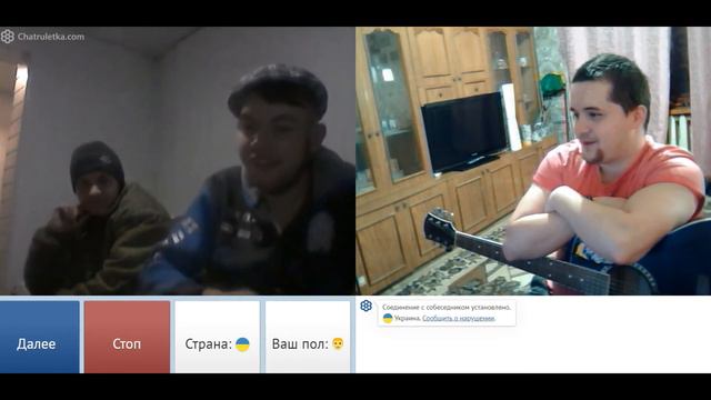 Бешеная реакция на гитару. Чат-рулетка Выпуск 1 смотреть онлайн