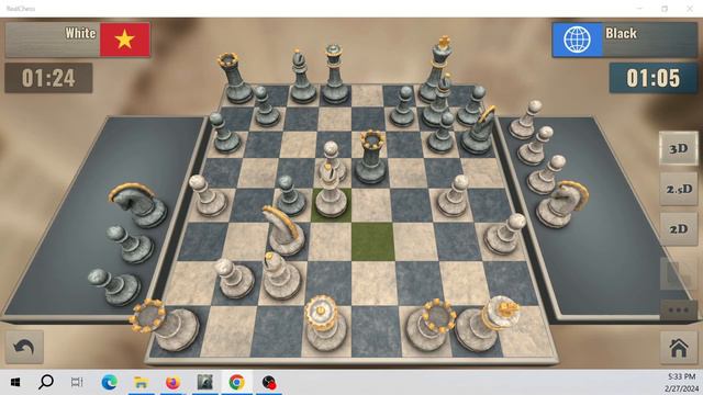 2024 02 27 17 30 34 Một ván cờ vua hay, đen thắng, Interesting chess match, black won смотреть онлайн