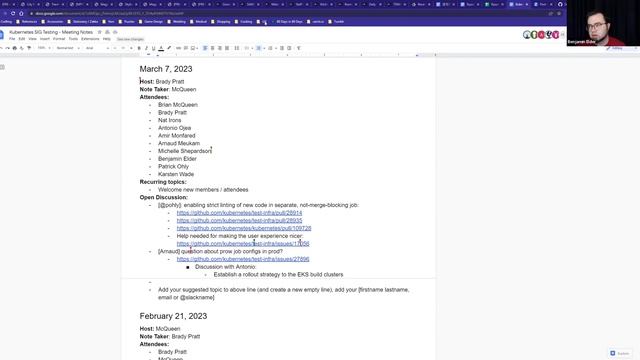 SIG Testing Weekly Meeting for 20230306 смотреть онлайн