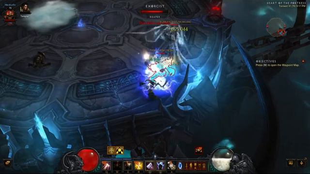 [Diablo3:RoS Crusader] World Fastest T6 Malthael Kill 1Min 24 Seconds смотреть онлайн