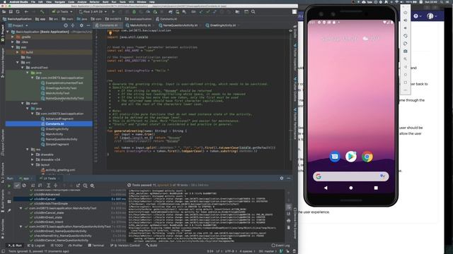 IMT3673 Mobile Programming: Basic Application смотреть онлайн