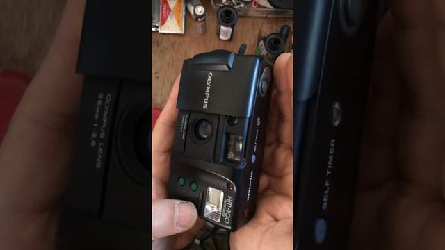 Olympus AM-100 Point and shoot Camera auto flash fully automatic camera 올림푸스 am-100 사용법 필름 넣는 법 смотреть онлайн