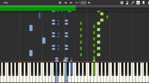 Бер Генэ Минутка - Фирзар Муртазин, баян, пианино, урок, обучение, ноты, 1-й вариант, перезалив