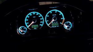 Приборка от VW Golf-3 на VW Transporter T3, подсветка стрелок