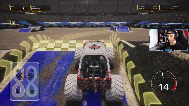 The Northern Nightmare INVERSE DLC Truck! (Monster Jam Steel Titans 2) смотреть онлайн