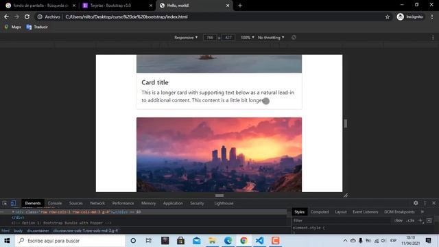 ✅✅ Tarjeta | Card - #09 - Curso Completo de BOOTSTRAP 2021 ?? Versión v5 - Componentes ?? смотреть онлайн
