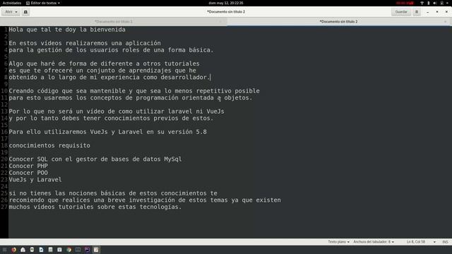 Proyecto basico Usuarios y roles con Laravel y VUE JS Parte 1 -introducción смотреть онлайн