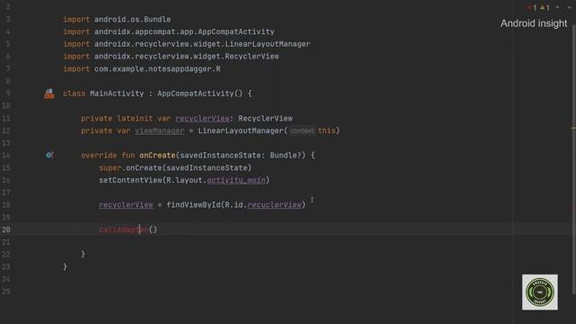 MainActivity Views initialization | Notes App | MVVM Dagger Android Kotlin Tamil - Part 4 смотреть онлайн