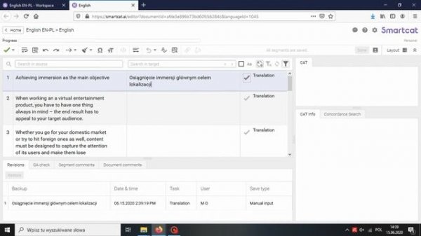 Step by step introduction to SmartCat || MD Academy