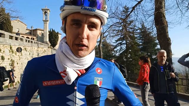 Nicola Conci - Intervista all'arrivo - Settimana Coppi e Bartali 2022 - Tappa 3 смотреть онлайн