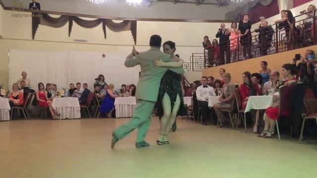 2015 12 12 Общий танец Маэстрос,Челябинский Новогодний Танго-Бал смотреть онлайн