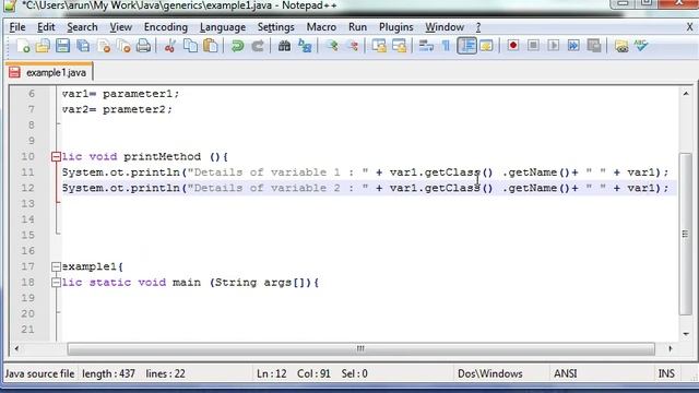 Learn Java in Hindi 40 : Two Type Variables in Generics смотреть онлайн