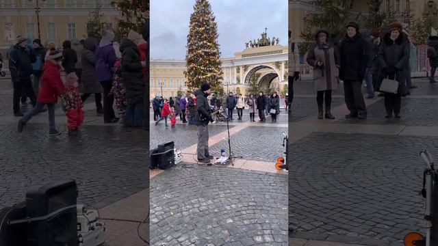 Дворцовая Площадь Санкт Петербург 01.01.2023 смотреть онлайн