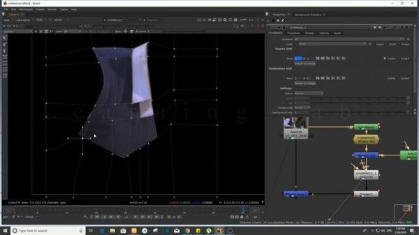 Nuke : How to use GridWarp node in nuke [HINDI]  class 07