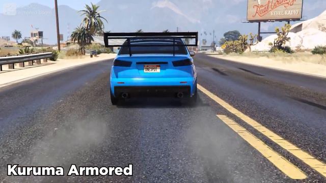 GTA 5 ONLINE : KURUMA VS KURUMA ARMORED (WHICH IS BEST?) смотреть онлайн