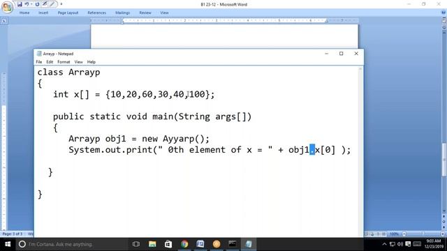 Java Array as Instance Variable смотреть онлайн