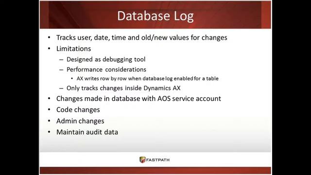 Best Practices for Setting Up Audit Trails in Dynamics AX | Fastpath смотреть онлайн