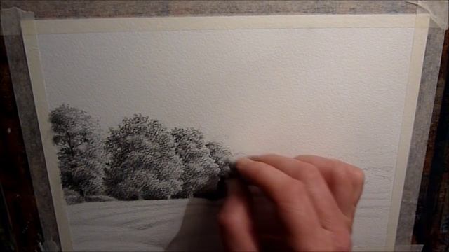 Drawing Trees for Pencil and Wash Watercolour, A few Simple Tips смотреть онлайн