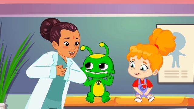 New! Groovy The Martian and Phoebe go to the doctor to discover she's like a superhero смотреть онлайн