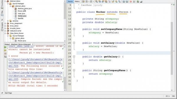 Java - Abstract Classes